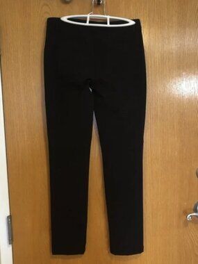 Theory - Straight Leg Trouser Pants - Black - Size 4